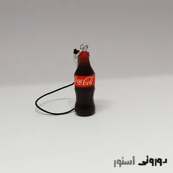 آویز موبایل و فلش طرح نوشابه کوکا