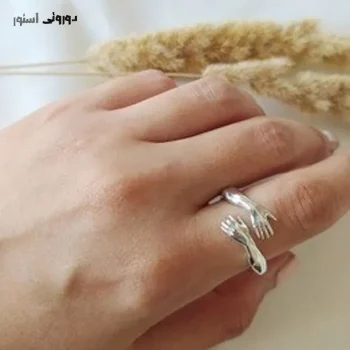 انگشتر آغوش استیل