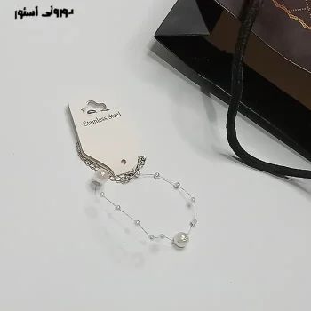 دستبند پلاستیکی اشک سفید