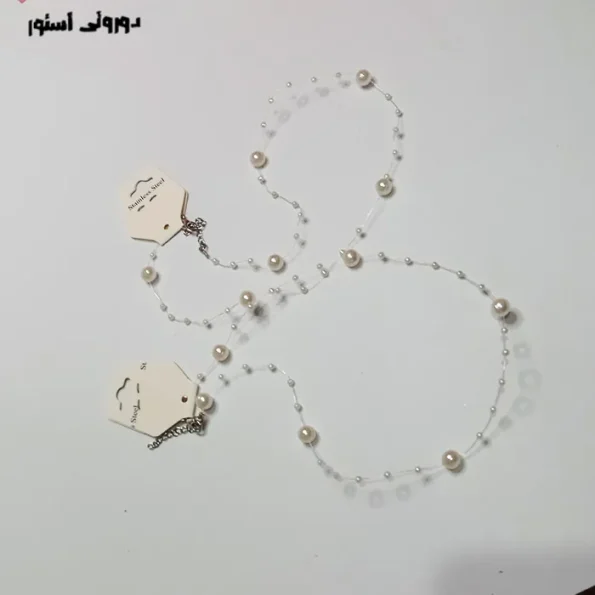 زنجیر پلاستیکی اشک سفید