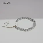 دستبند زنجیر آلومینیوم طرح کارتیه
