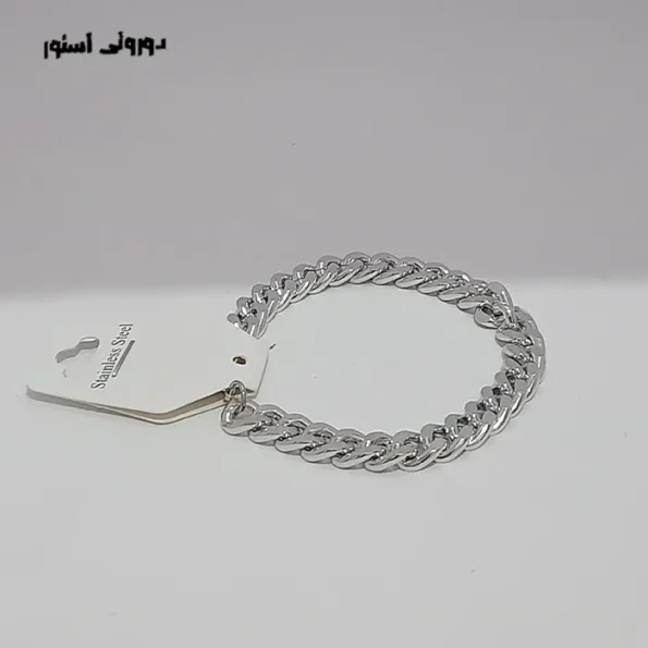 دستبند زنجیر آلومینیوم طرح کارتیه