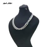 گردن بند زنجیر آلومینیوم طرح کارتیه