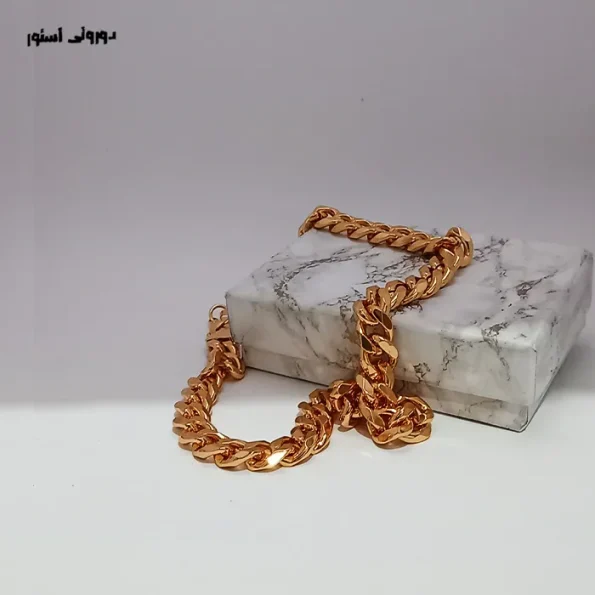گردنبند زنجیری کارتیر پهن