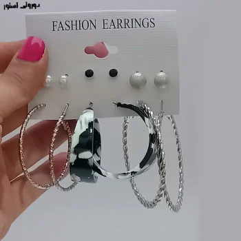 Pack of 6 earrings