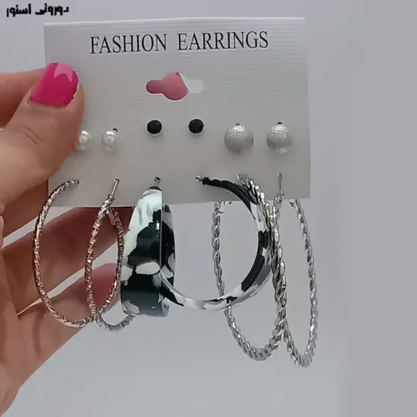 Pack of 6 earrings