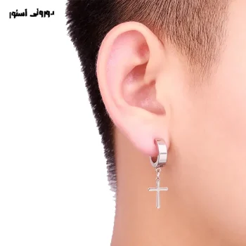 پرسینگ گوش مدل صلیب