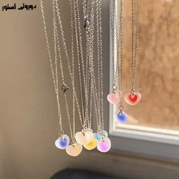 گردنبند پاستیلی قلب