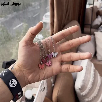 گردنبند مینی پروانه