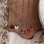 گردنبند مینی پروانه