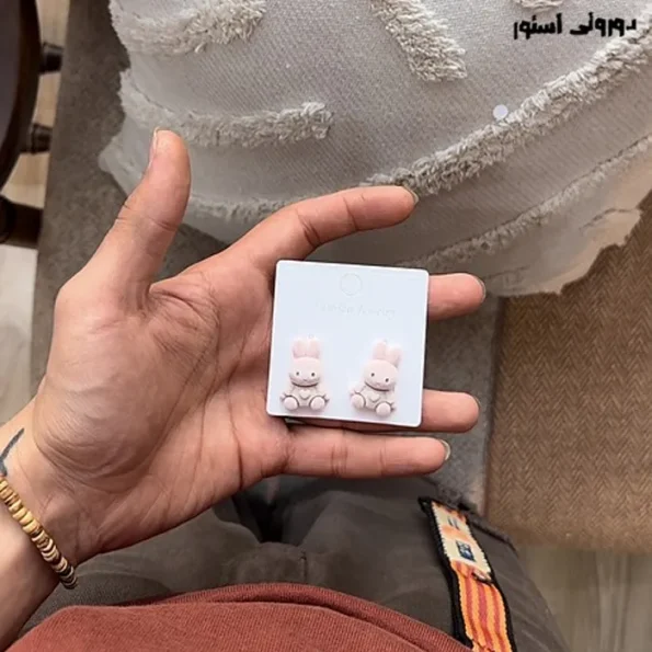 گوشواره فانتزی خرگوش