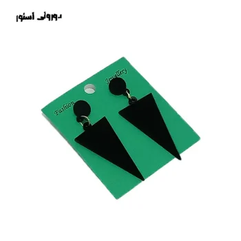 گوشواره پلکسی طرح مثلث