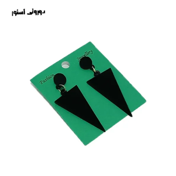 گوشواره پلکسی طرح مثلث