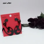 گوشواره پلکسی مشکی