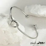 بنگل قلب نقره ای