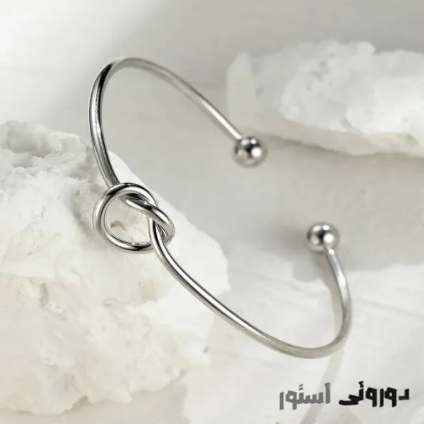 بنگل قلب نقره ای